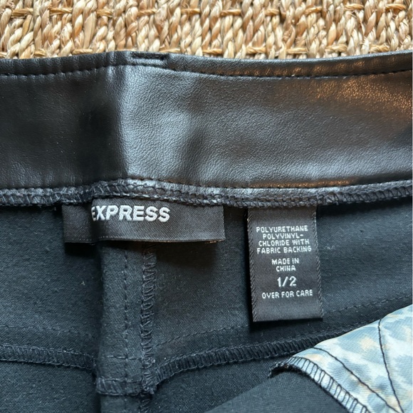 Express Faux Leather Skirt - Picture 2 of 4